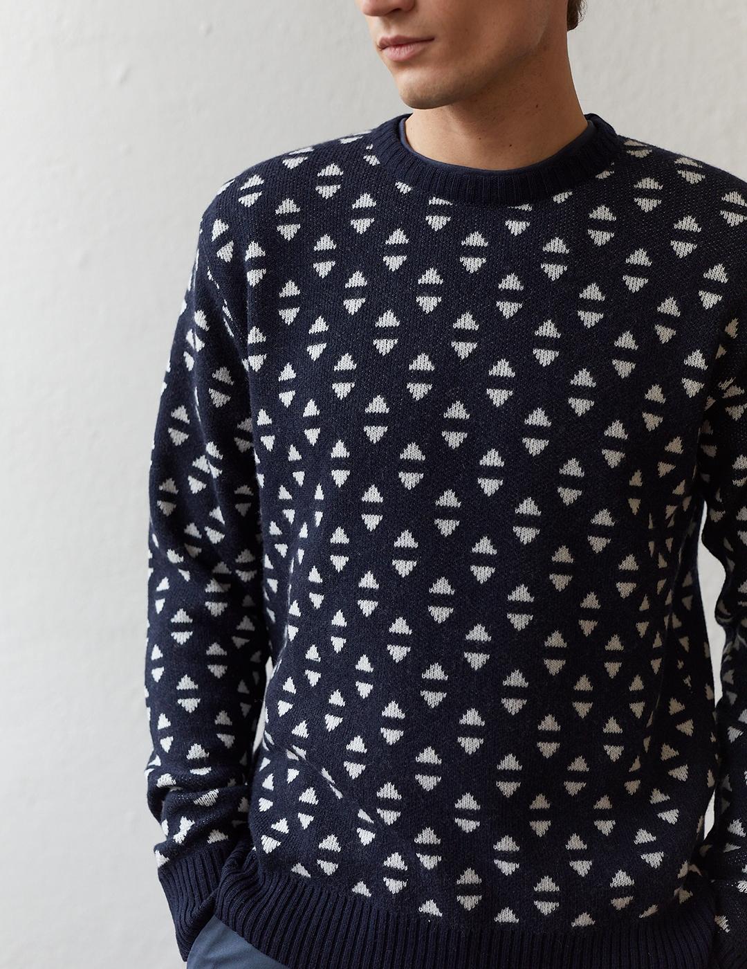 Jersey Tiwel Braime marino para hombre