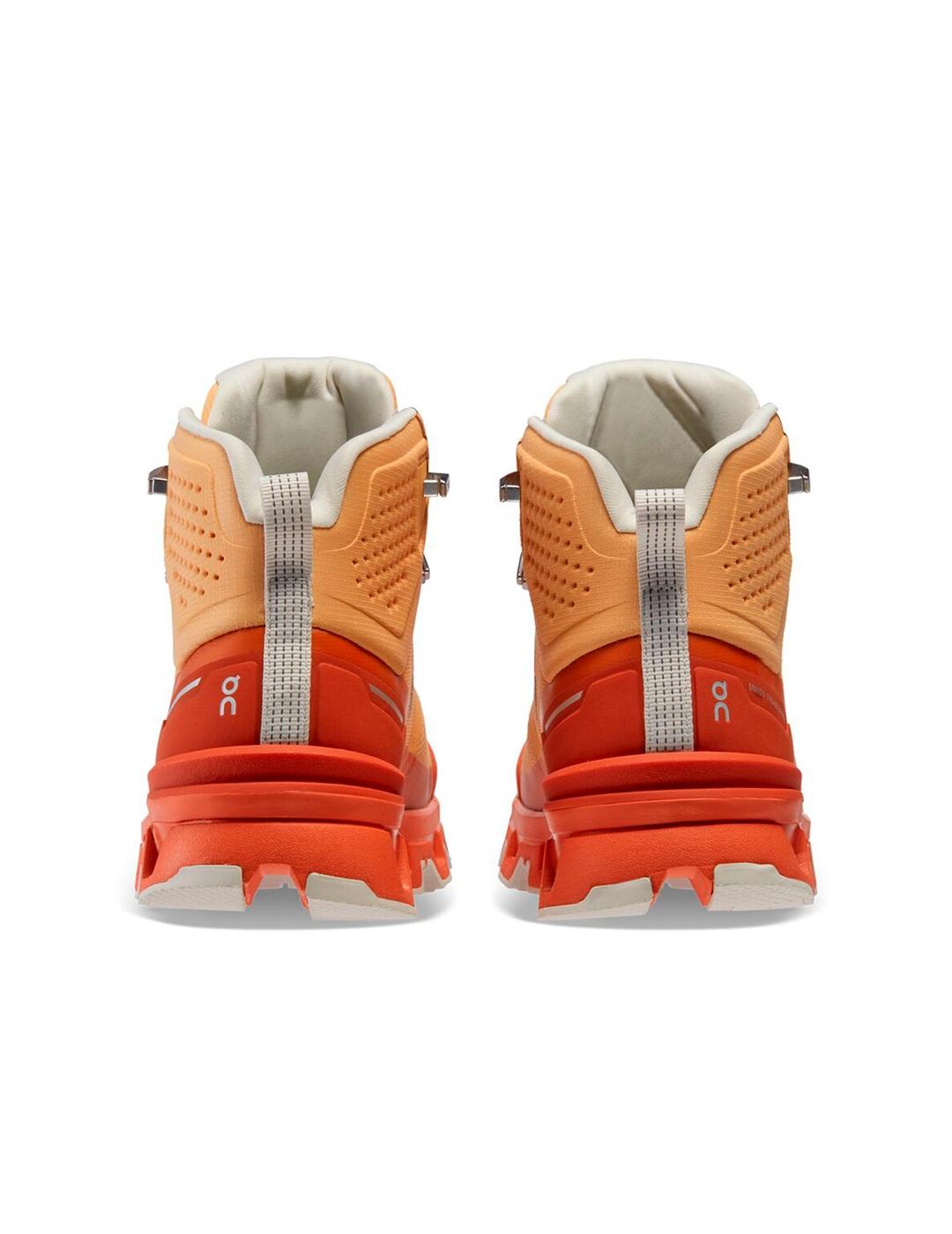 Botas On Running Cloudrock Waterproof 2 W Naranja Mujer
