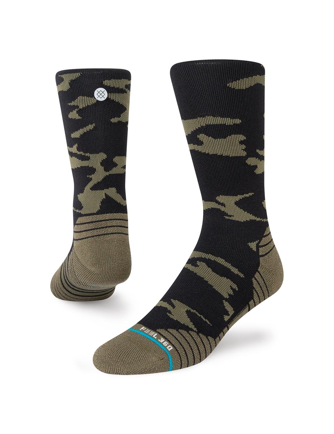 Calcetín Stance Klickers Crew Color Verde Para Hombre