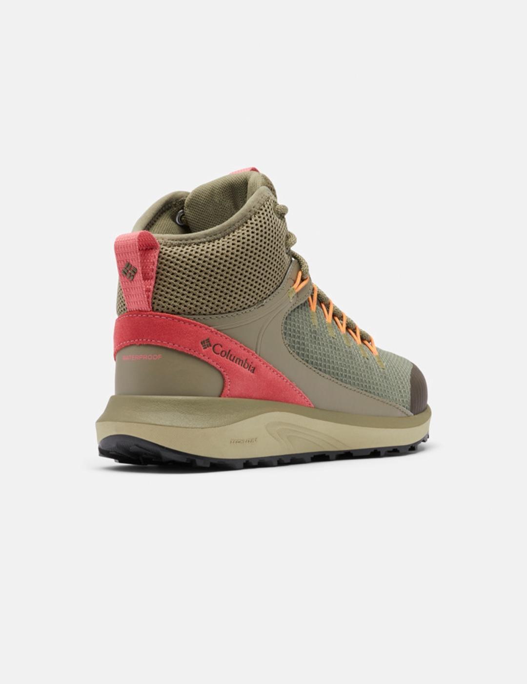 Botas Columbia Trailstorm Mid Water Verdes Para Mujer