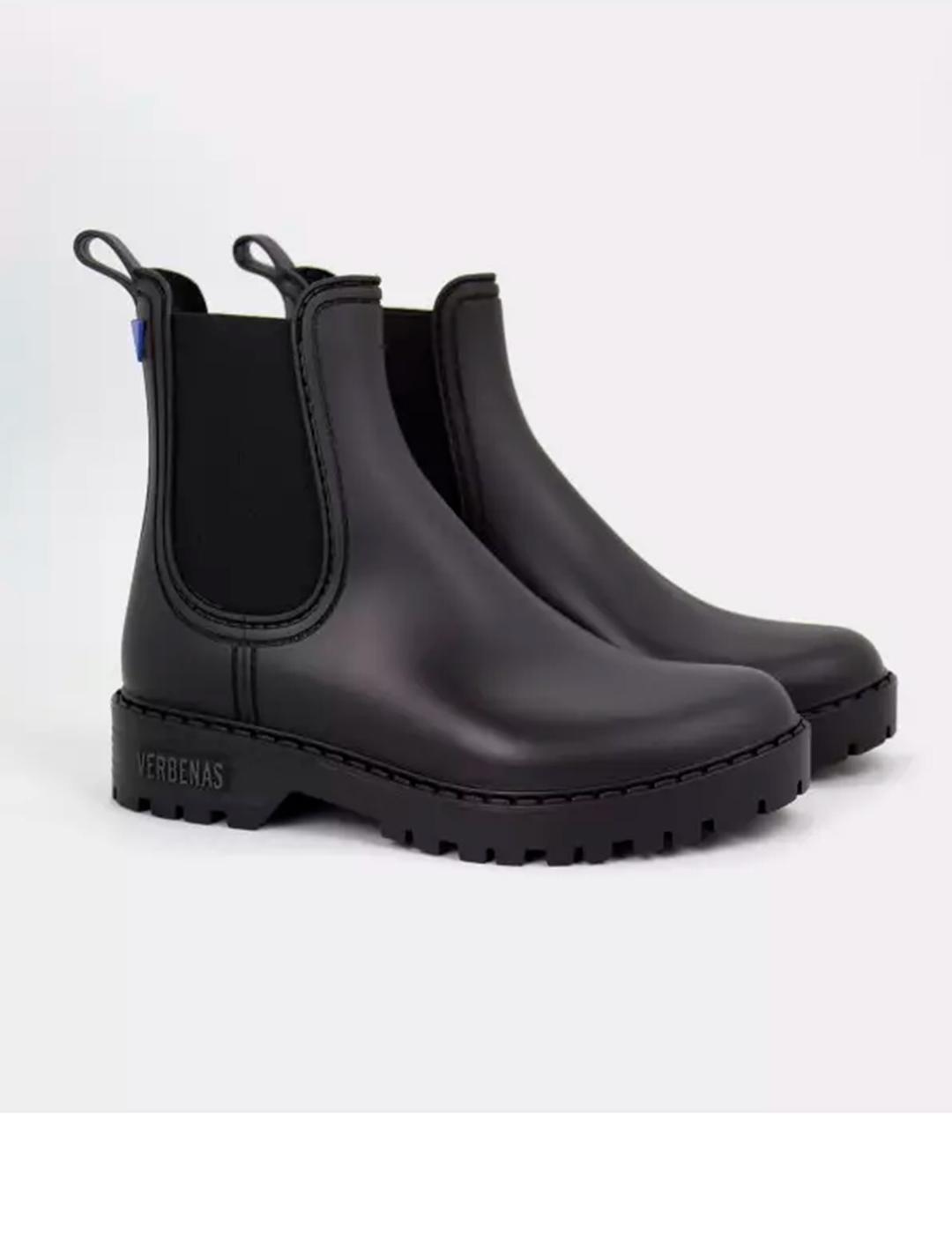 Botas para agua Verbenas Gaudi color negro mate para mujer