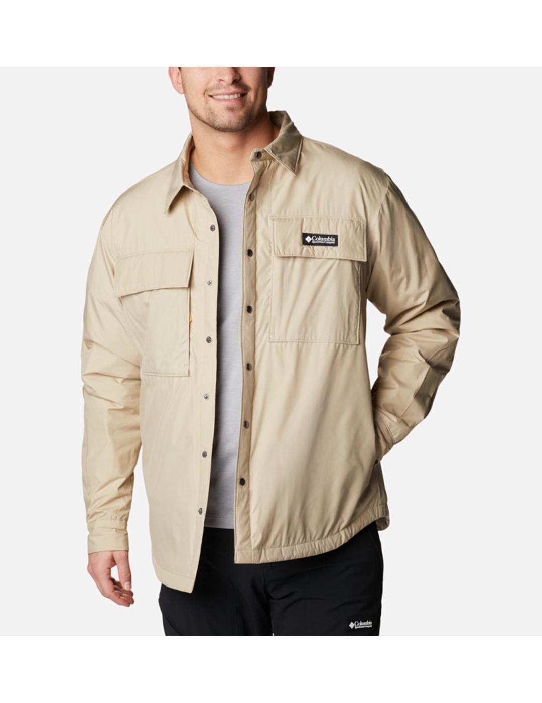 Sobrecamisa Columbia Ballistic Ridge color beige para hombre