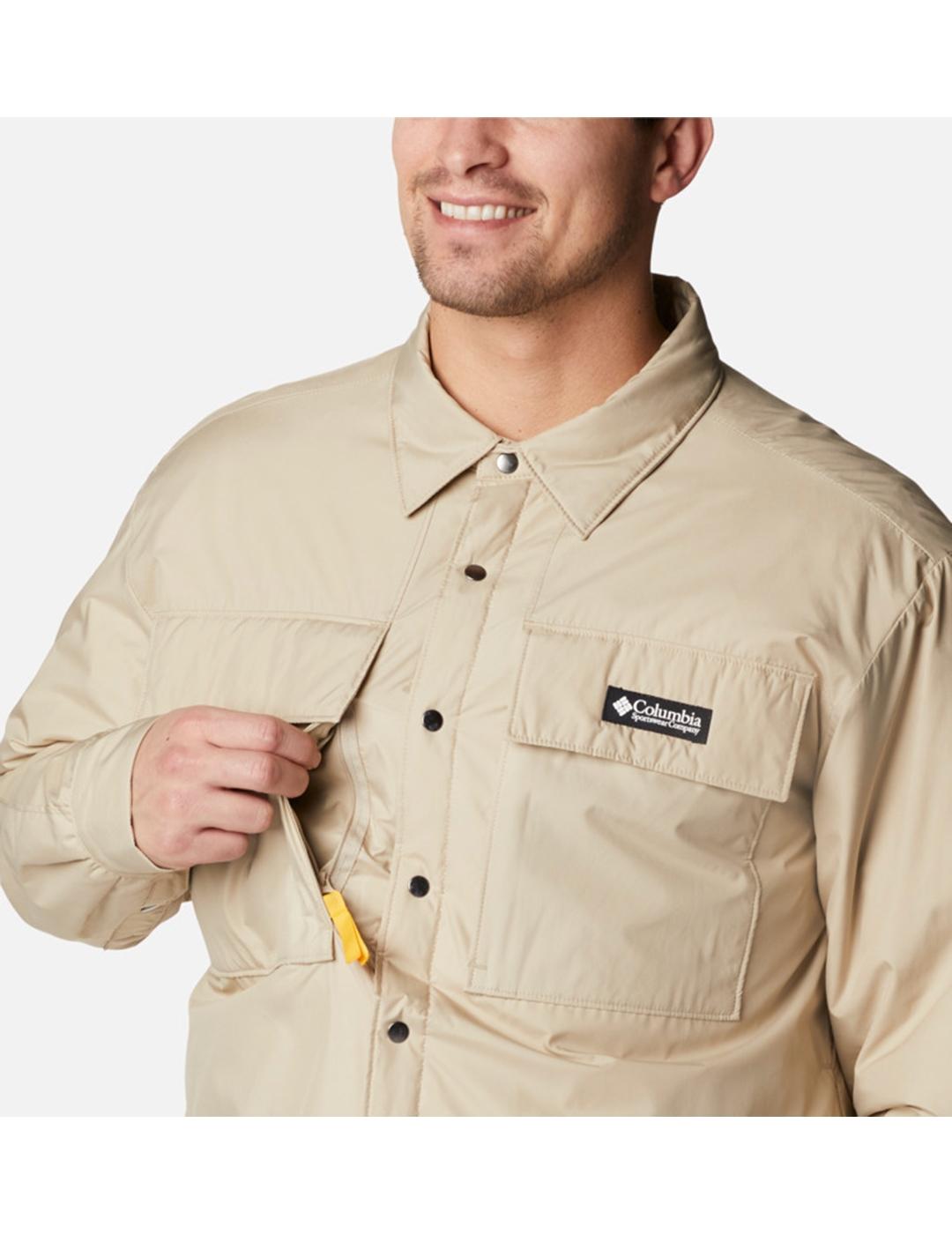 Sobrecamisa Columbia Ballistic Ridge color beige para hombre