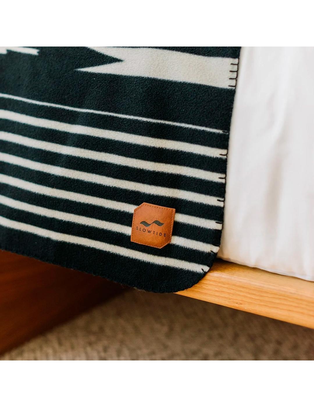 Manta Slowtide Hayden Fleece negra unisex