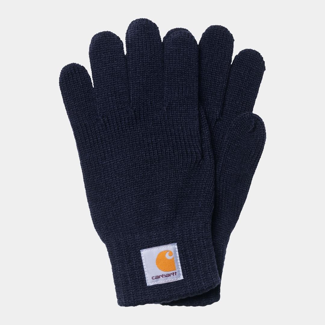 Guantes Carhartt Wip Watch acrylic Dark Navy unisex