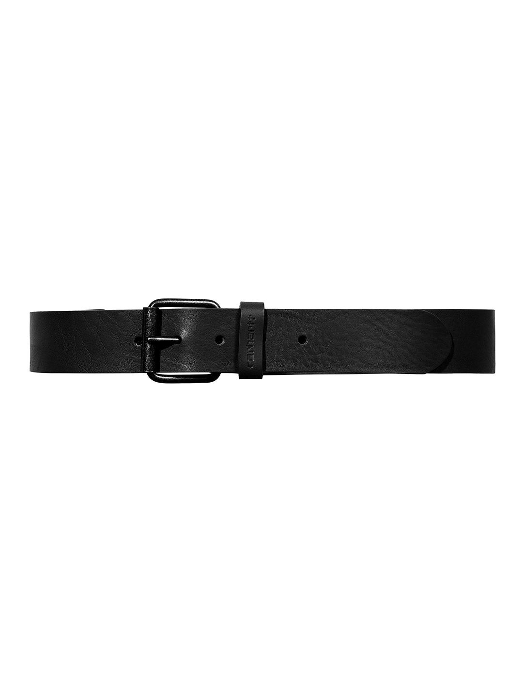 Cinturón Carhartt Wip Script Belt Leather Black