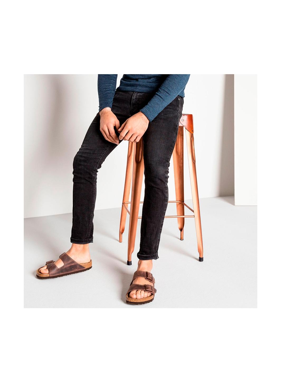 Sandalias Birkenstock Arizona SFB LEOI Habana para hombre