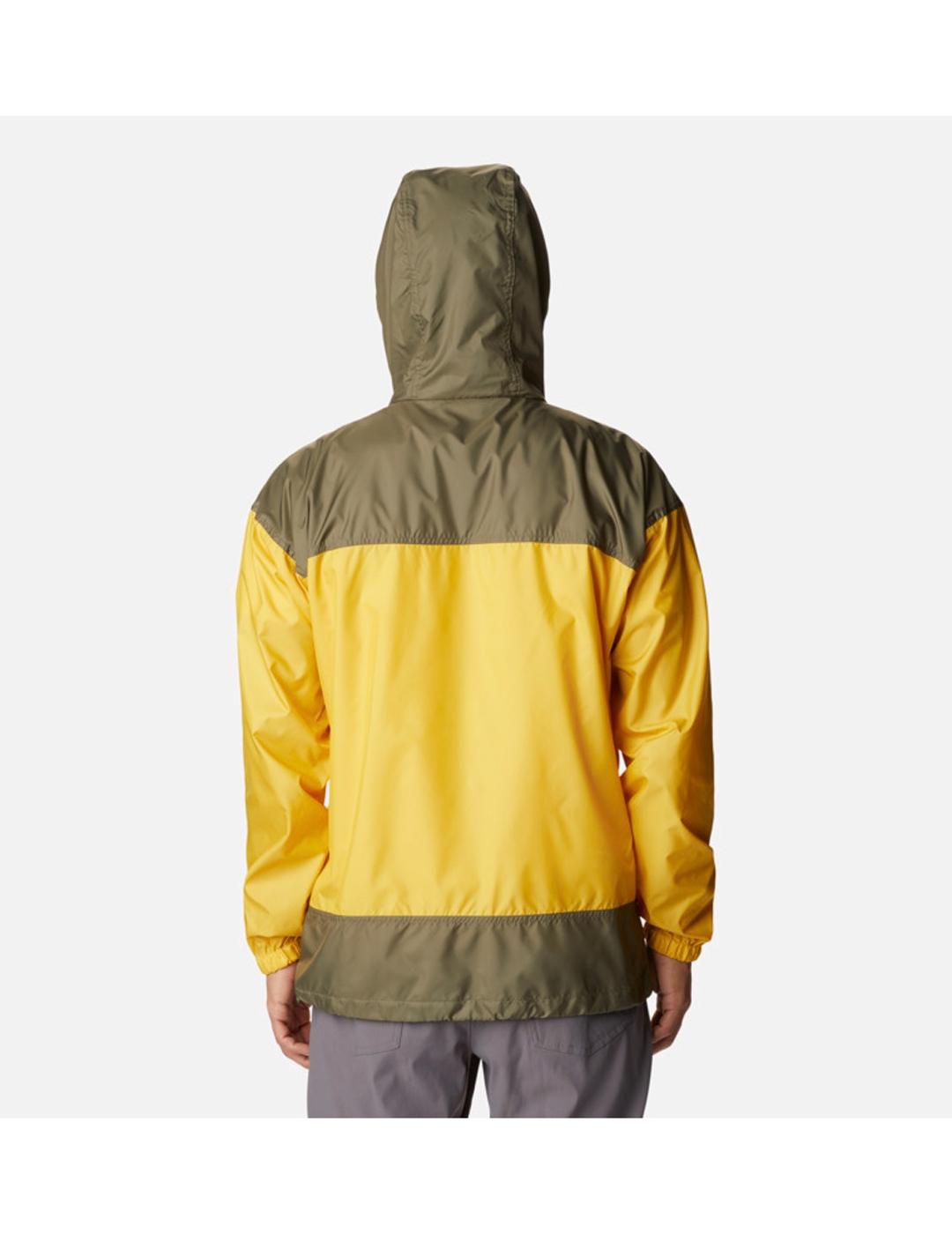 Cortavientos Columbia Flash Challenger golden nugg de hombre