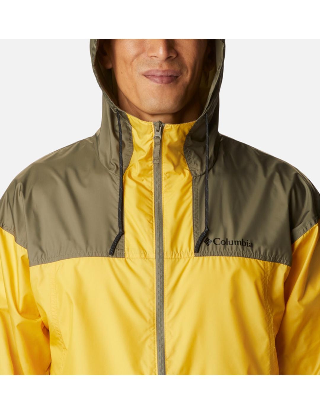 Cortavientos Columbia Flash Challenger golden nugg de hombre