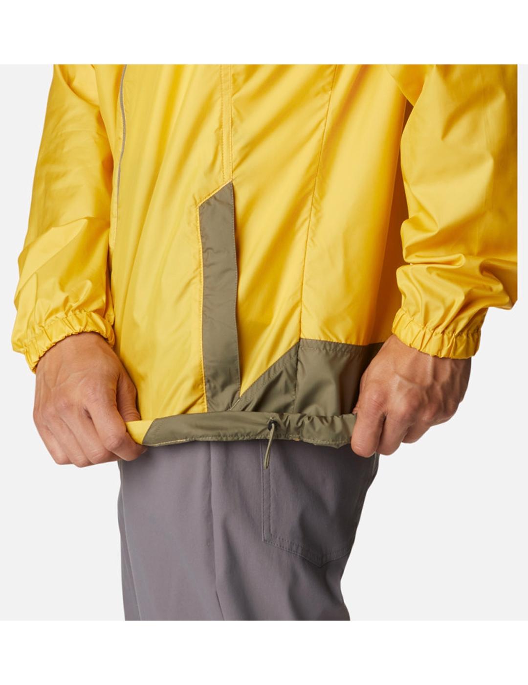 Cortavientos Columbia Flash Challenger golden nugg de hombre