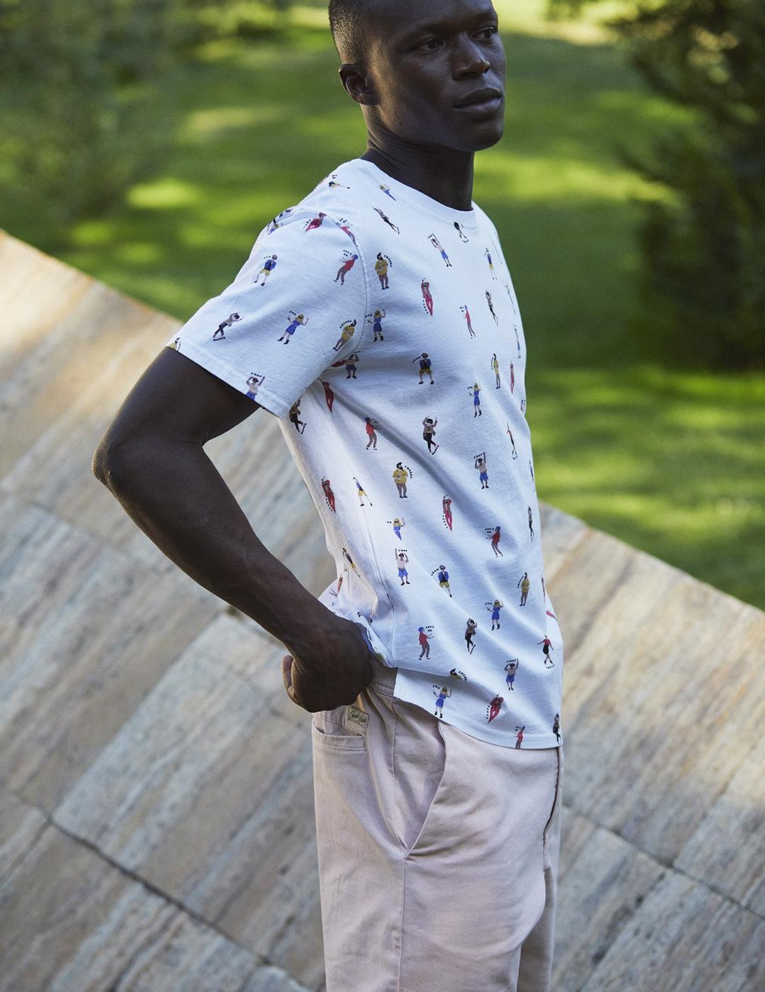 Camiseta Tiwel Funny optic white para hombre