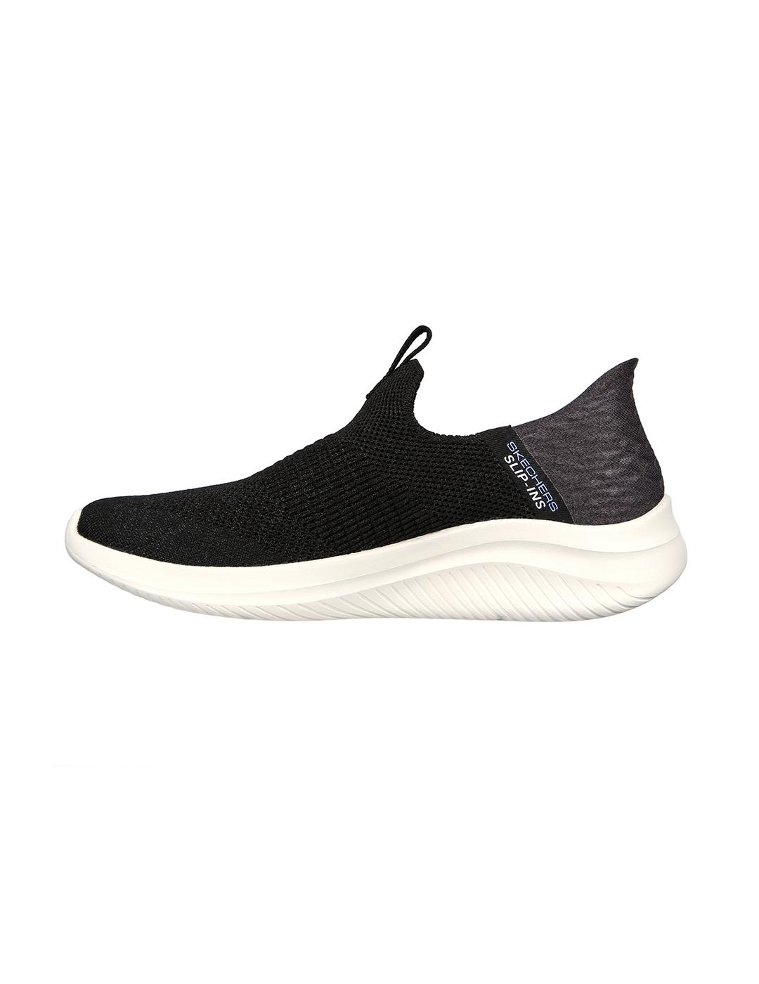 Zapatillas Skechers Slip-ins Ultra Flex 3.0 negras de mujer