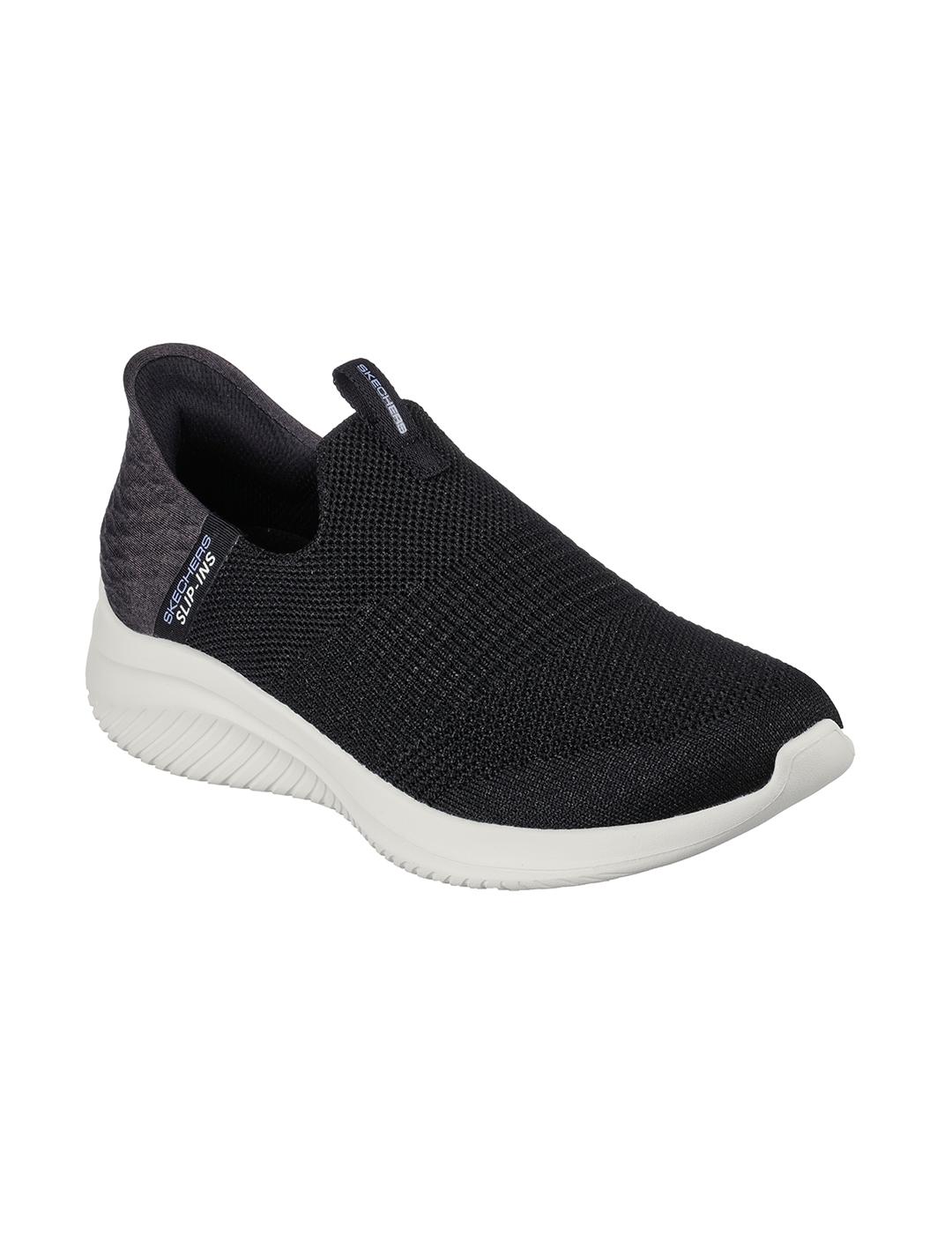 Zapatillas Skechers Slip-ins Ultra Flex 3.0 negras de mujer