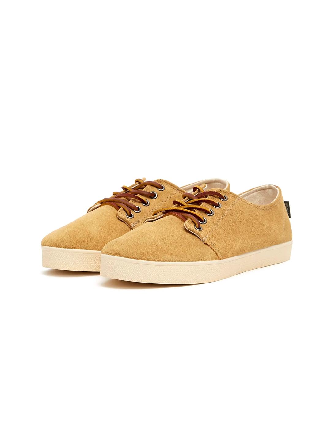 Zapatillas Pompeii Higby ante hydro beige para hombre