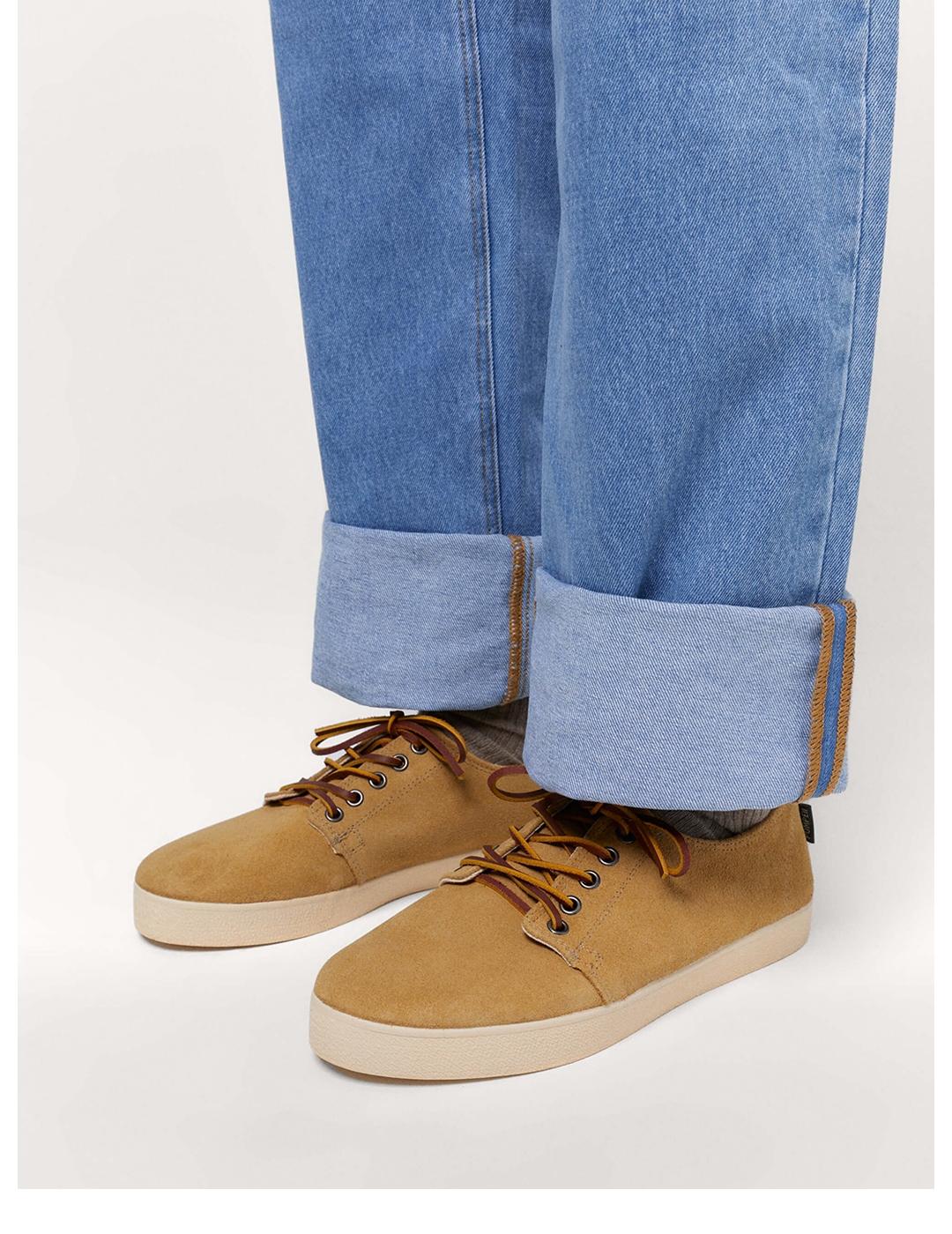 Zapatillas Pompeii Higby ante hydro beige para hombre