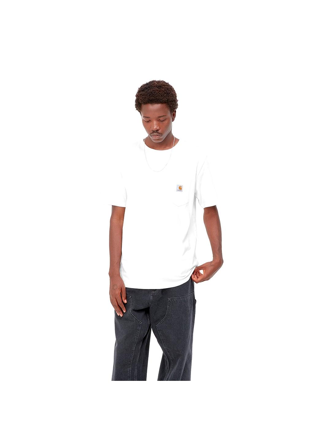 Camiseta Carhartt Wip S/S Pocket White para hombre