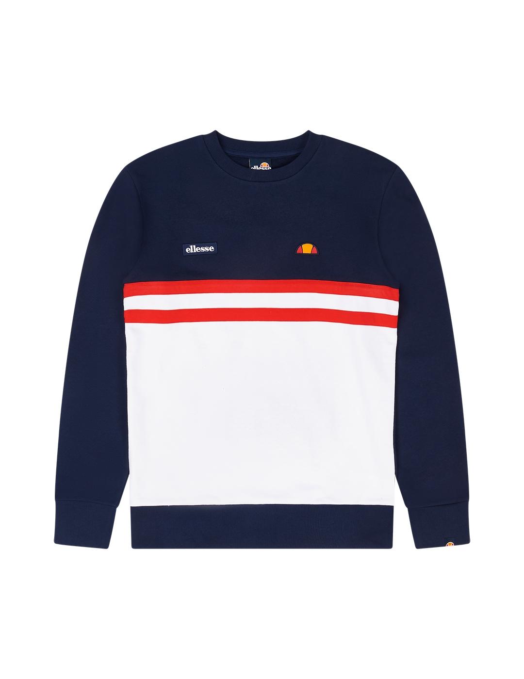 Sudadera Ellesse Amaseno Navy red white de hombre