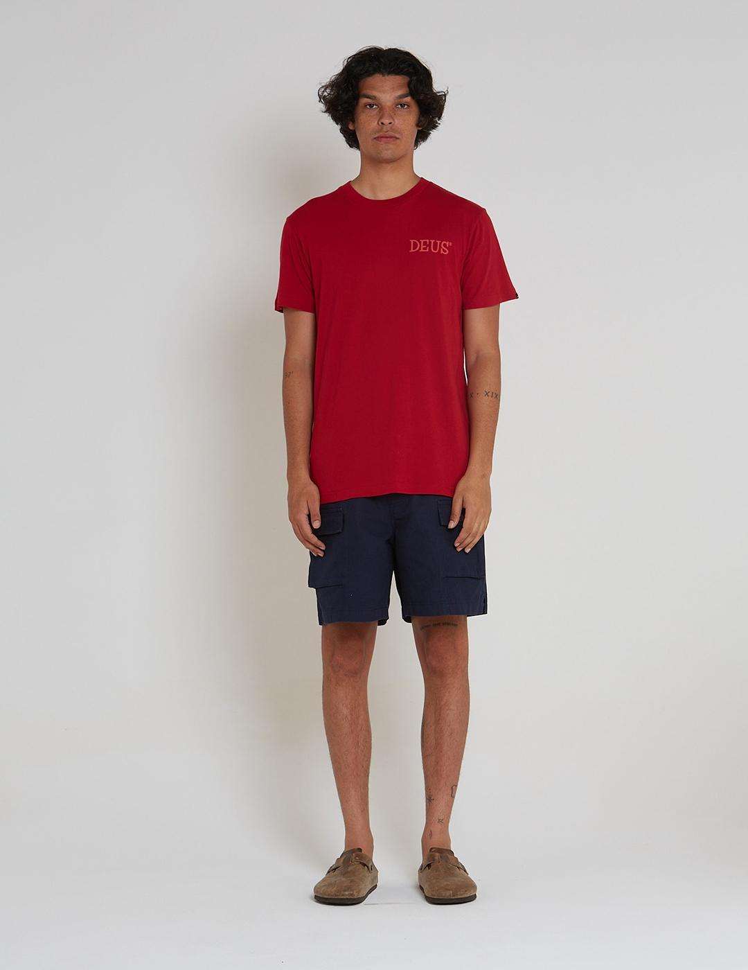 Camiseta Deus Ex Machina Portal Rocco Red para hombre