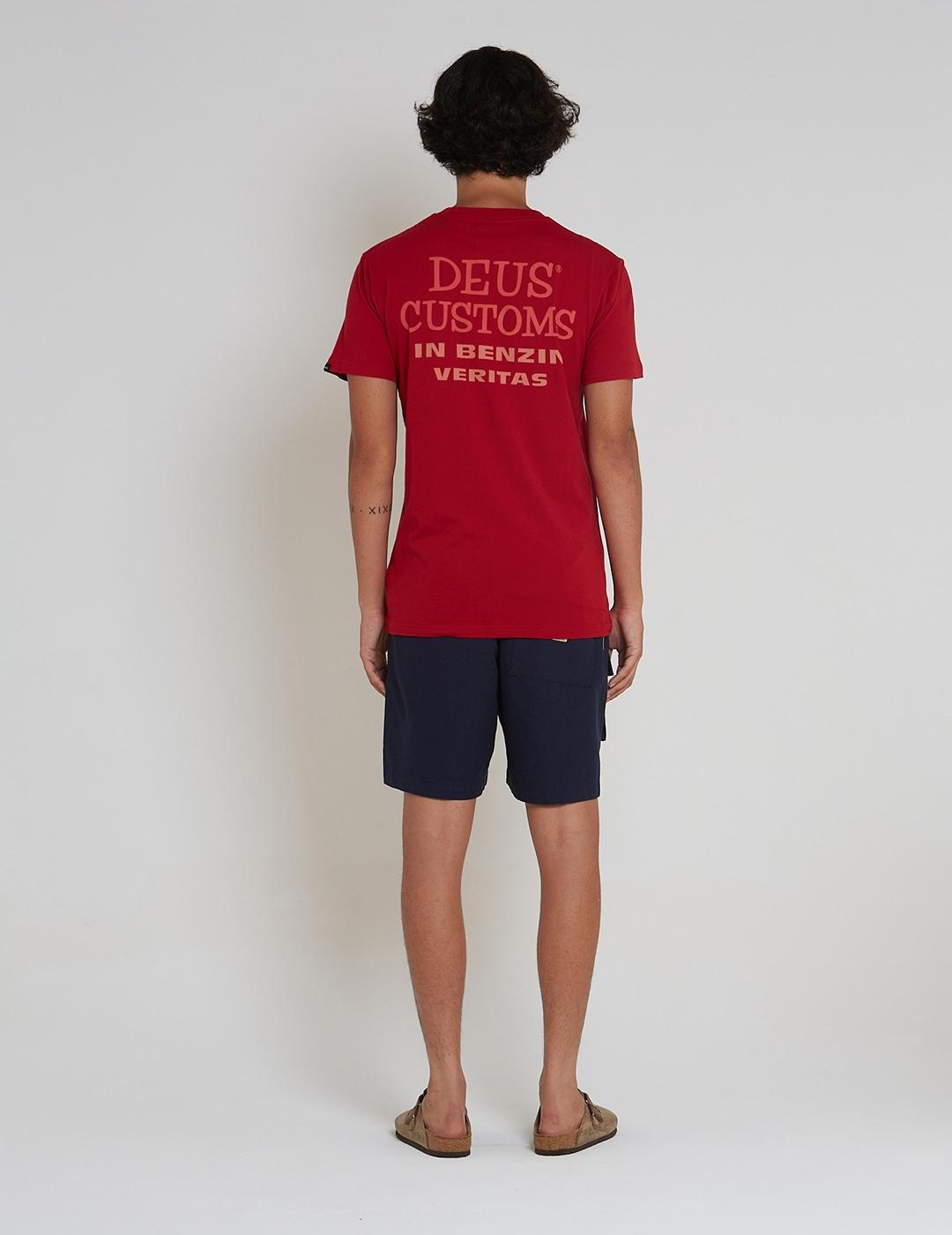 Camiseta Deus Ex Machina Portal Rocco Red para hombre
