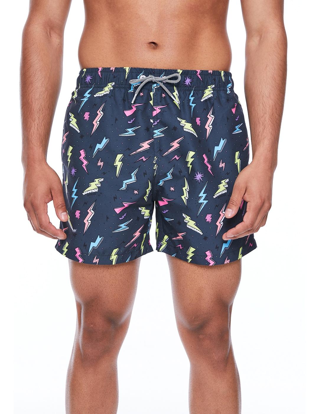 Bañador Boardies Zaps Mid Length black