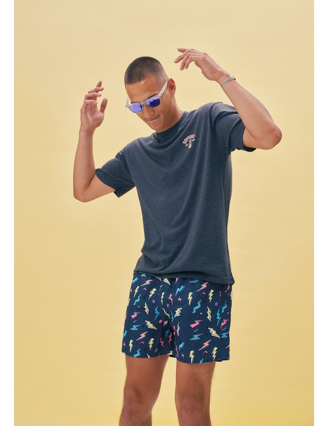 Bañador Boardies Zaps Mid Length black