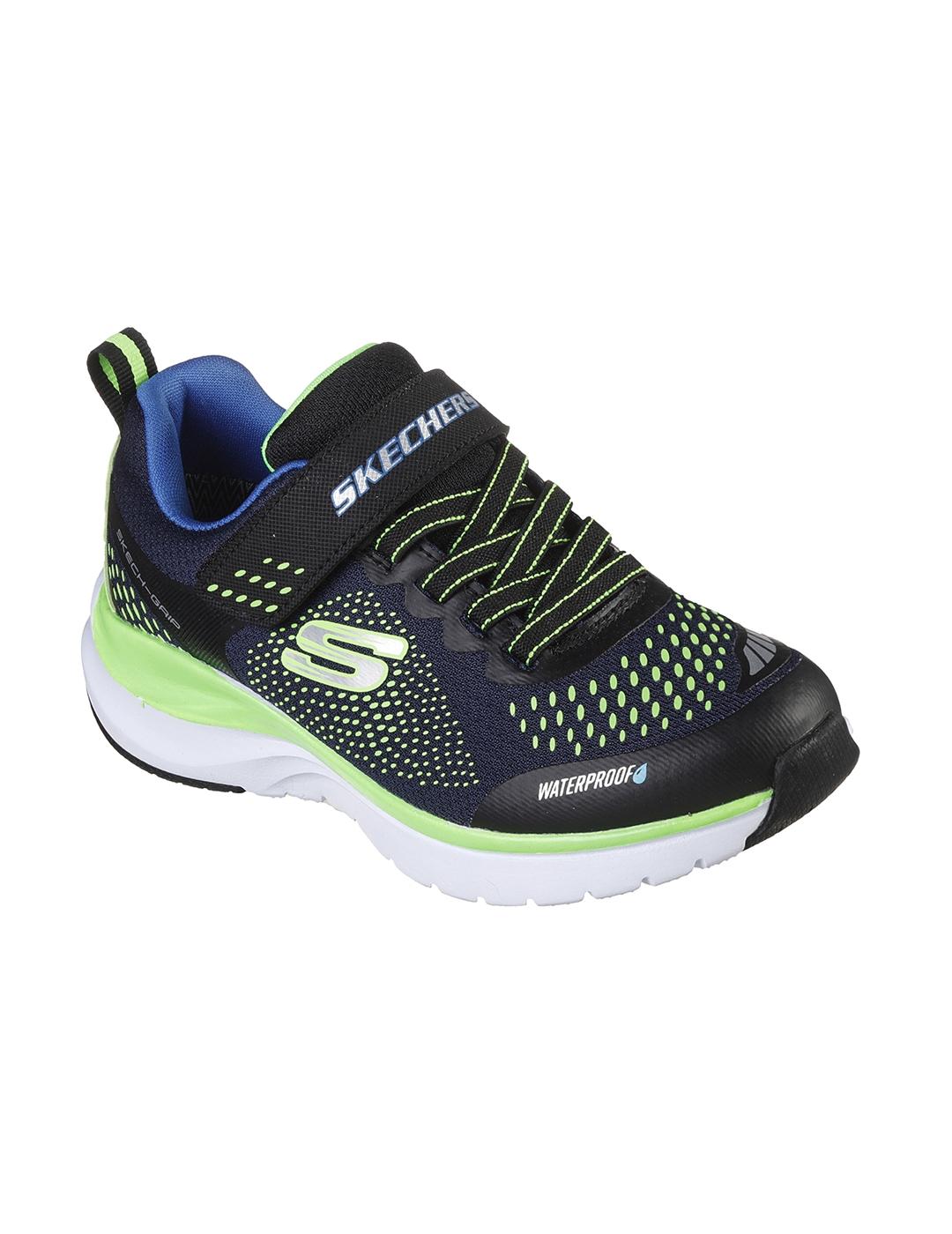Zapatillas Skechers Ultra Groove Aquasonik nvbk para niños