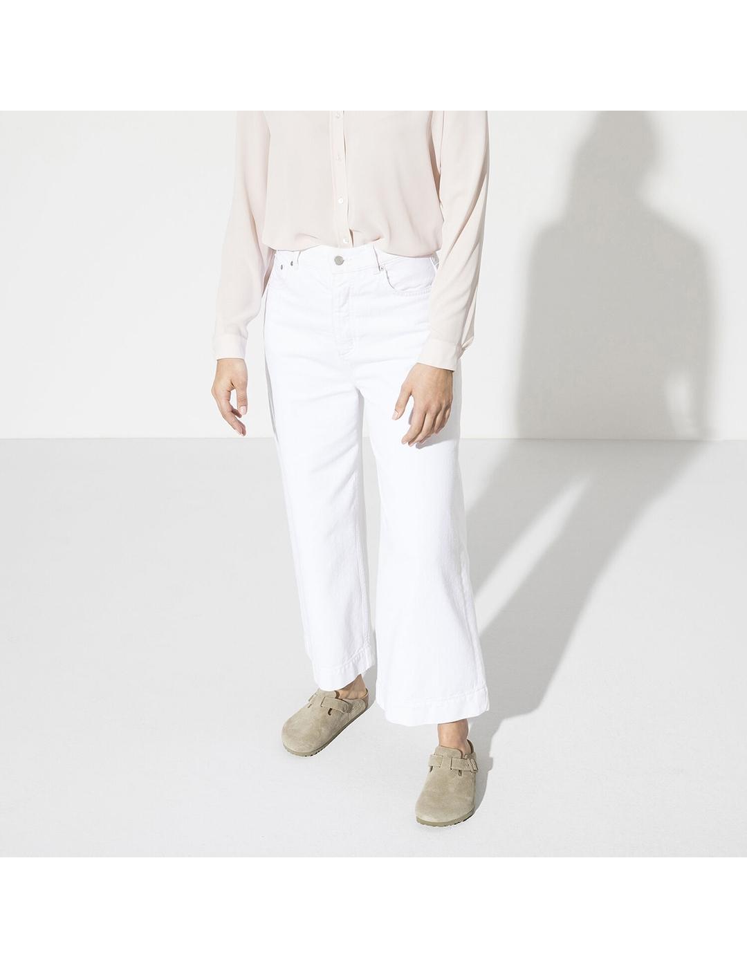 Zuecos Birkenstock Boston grises para mujer y hombre