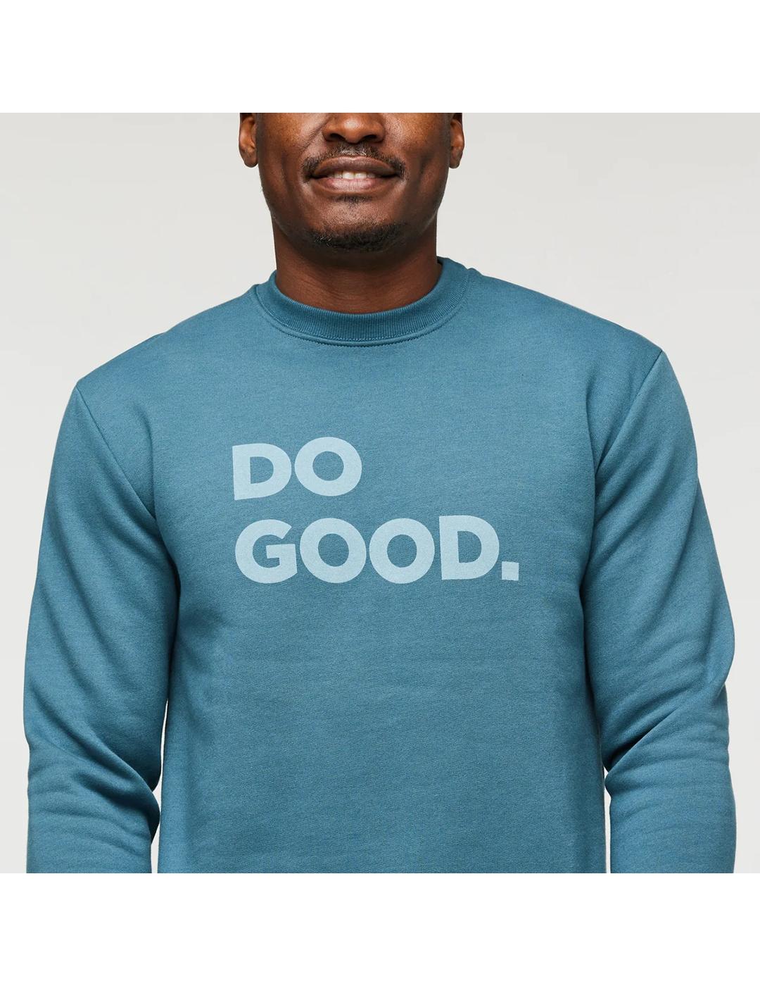 Sudadera Cotopaxi Do Good Organic Crew blue spruce de hombre