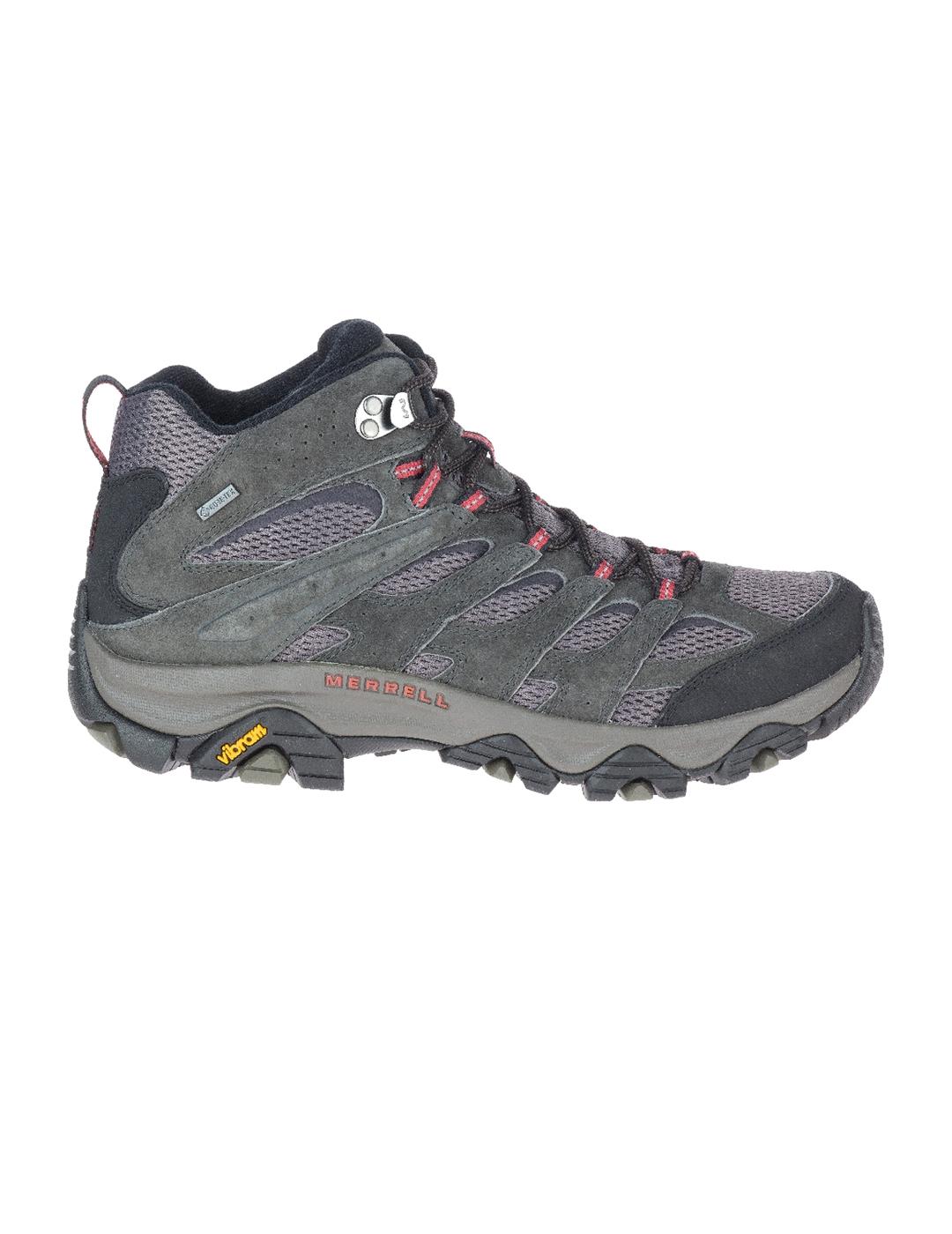 Botas Merrell Moab 3 Mid GTX black grey de hombre