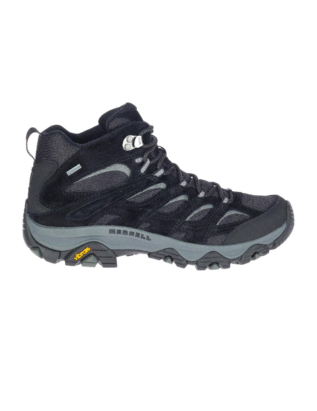 Botas Merrell Moab 3 Mid GTX black grey de hombre