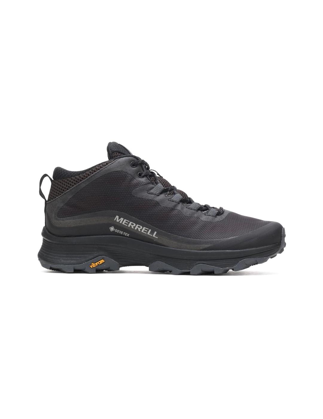 Botas Merrell Moab Speed Mid GTX black asphalt para hombre