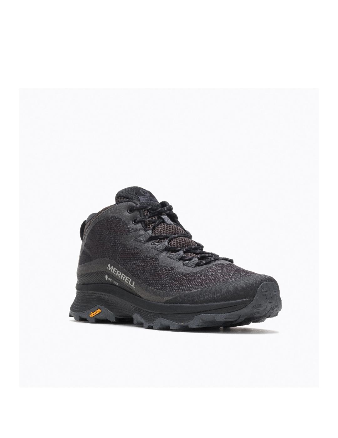 Botas Merrell Moab Speed Mid GTX black asphalt para hombre