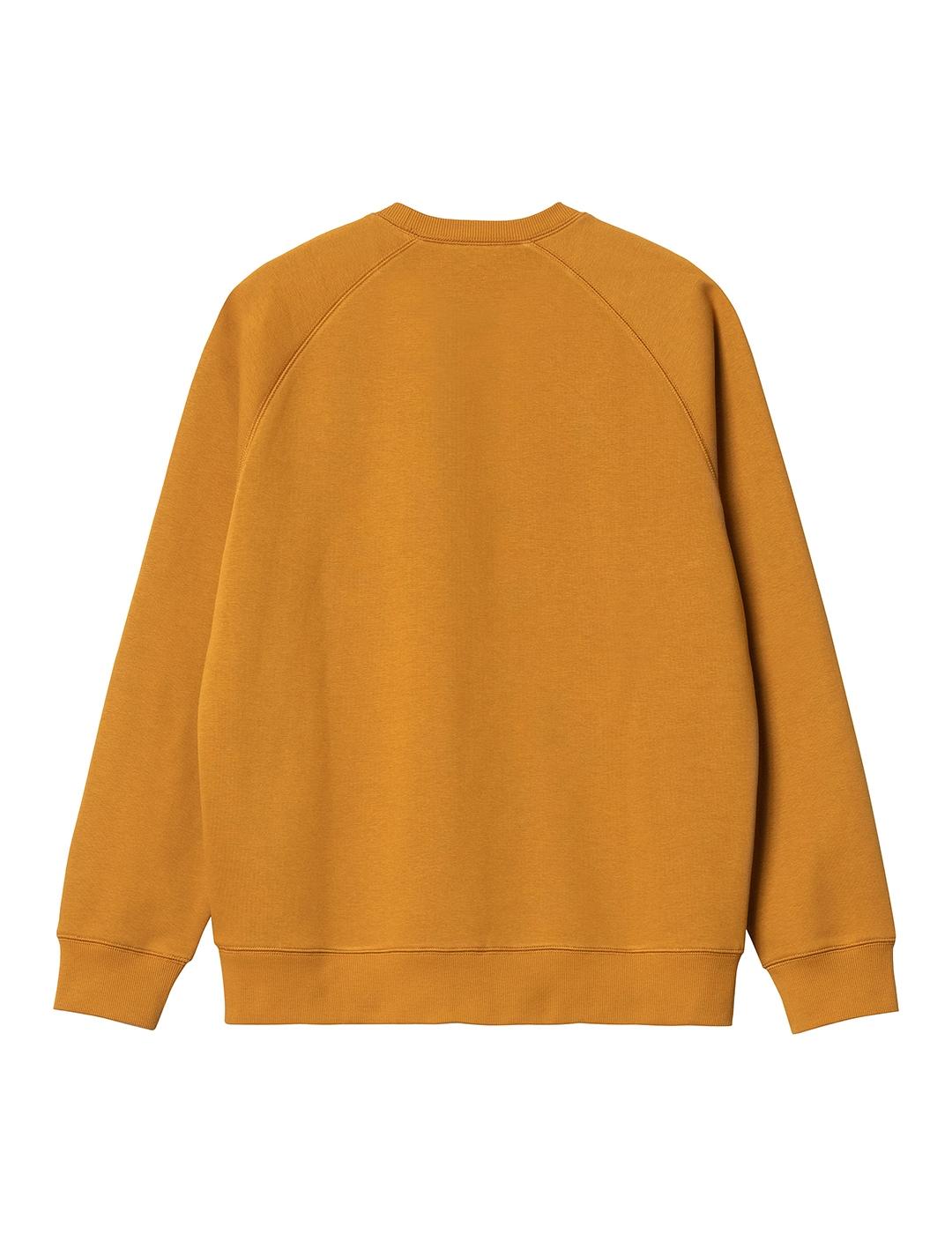 Sudadera Carhartt Wip Chase buckthorn / gold