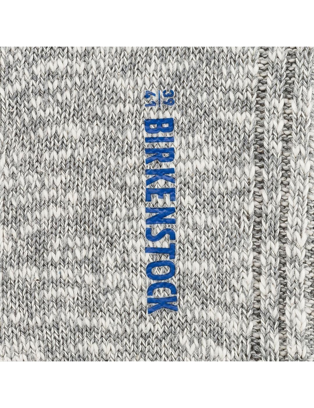 Calcetín Birkenstock Cotton Slub W gray white para mujer