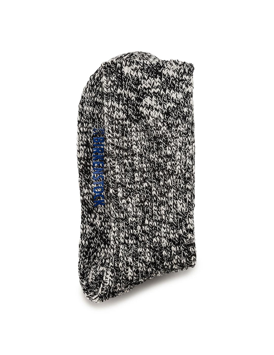 Calcetín Birkenstock Cotton Slub W black gray de mujer