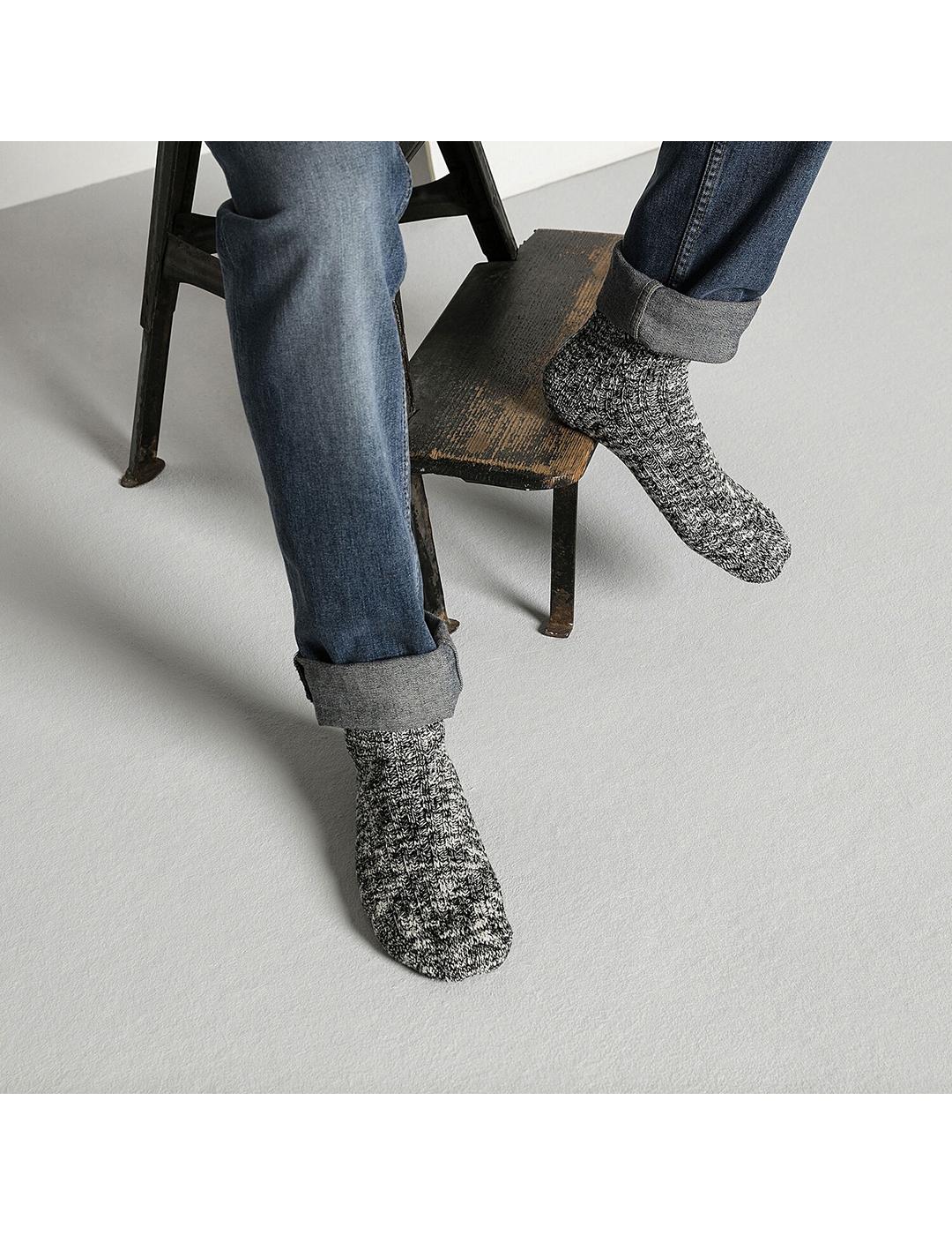 Calcetín Birkenstock Cotton Slub M black gray