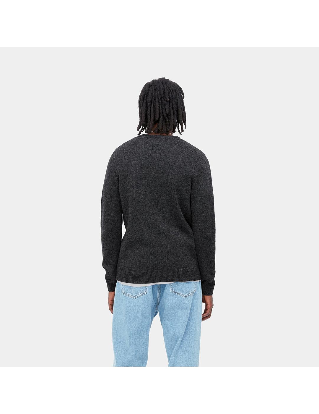 Jersey Carhartt Wip Allen black heather de hombre