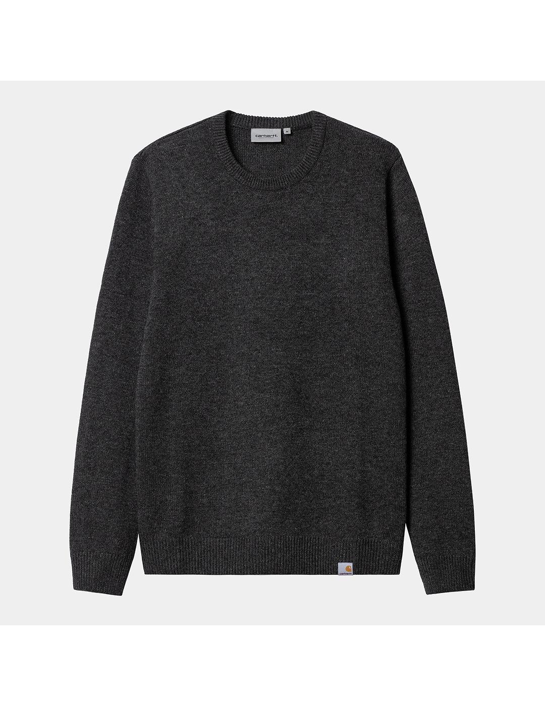 Jersey Carhartt Wip Allen black heather de hombre