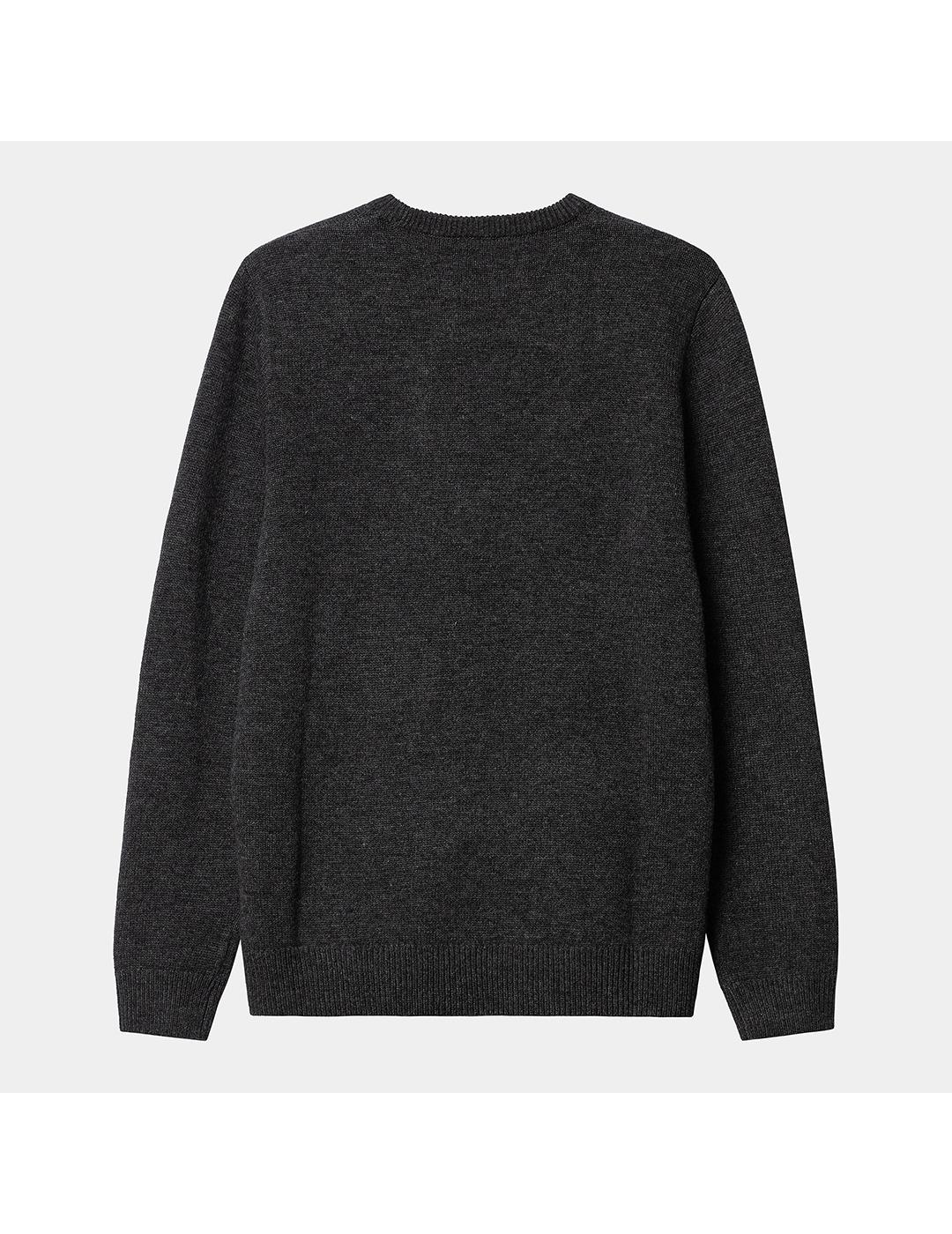 Jersey Carhartt Wip Allen black heather de hombre