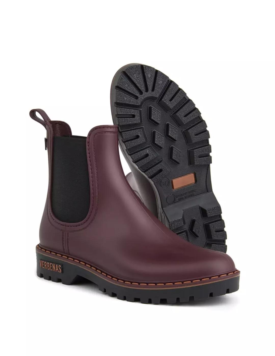 Botas Verbenas Gaudi Countryside burdeos de mujer