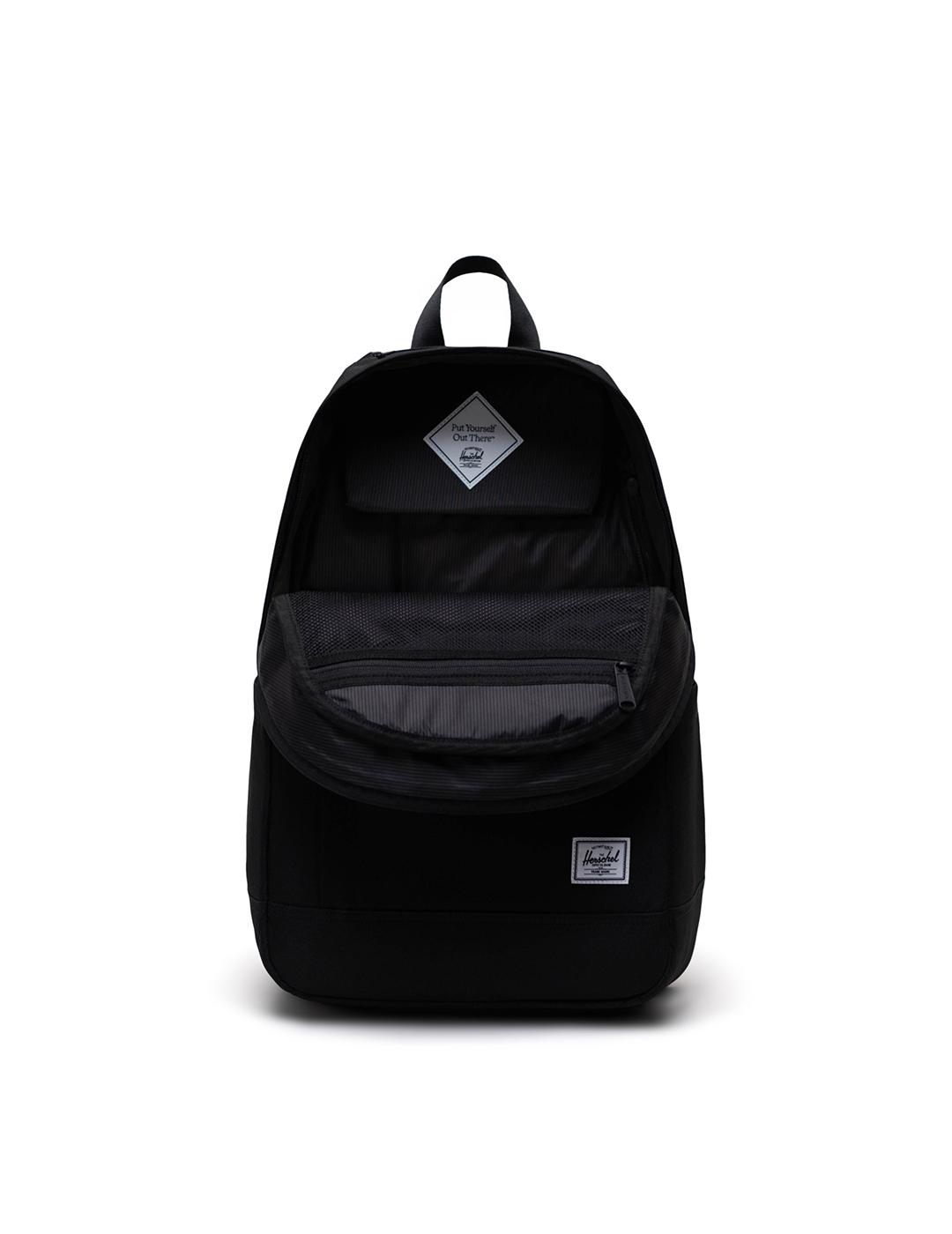 Mochila Herschel Seymour negra de hombre y mujer