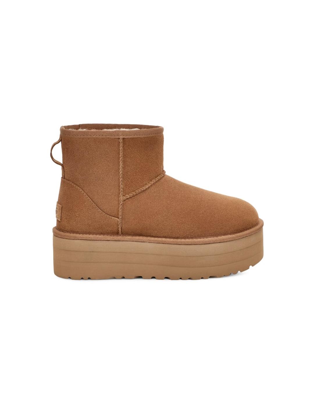 Botas UGG Classic Mini Platform camel de mujer