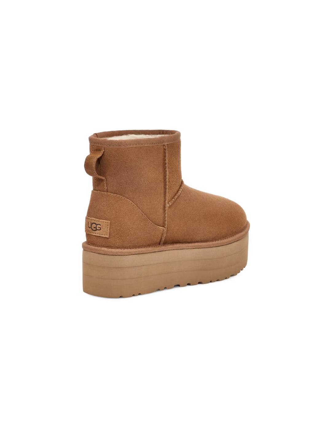 Botas UGG Classic Mini Platform camel de mujer