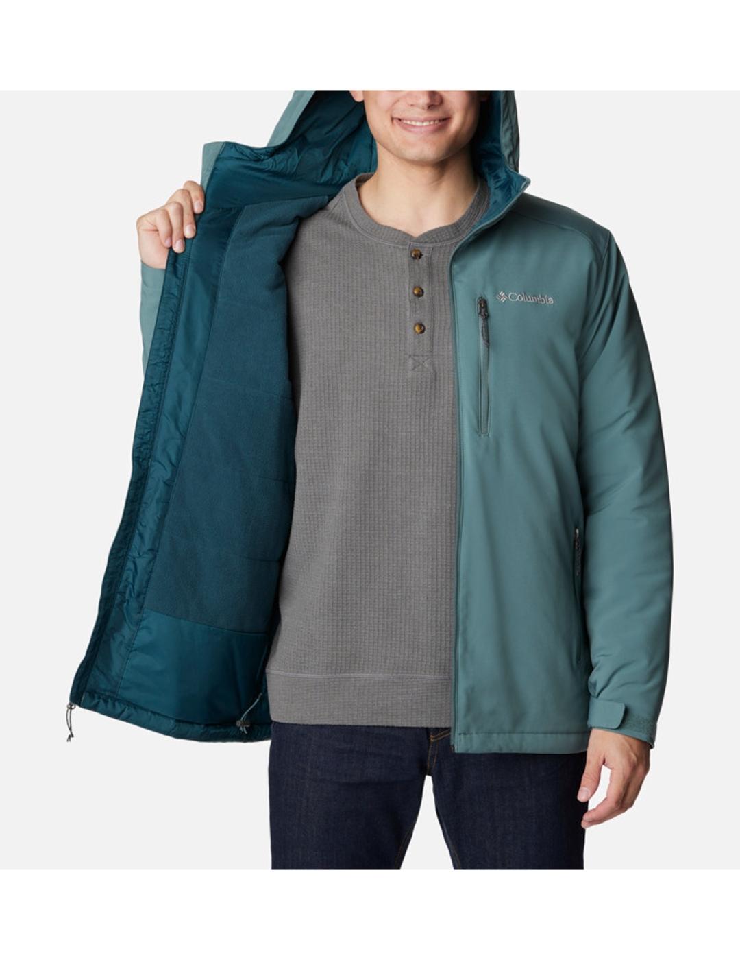 Chaqueta Columbia Gate Racer Softshell metal de hombre