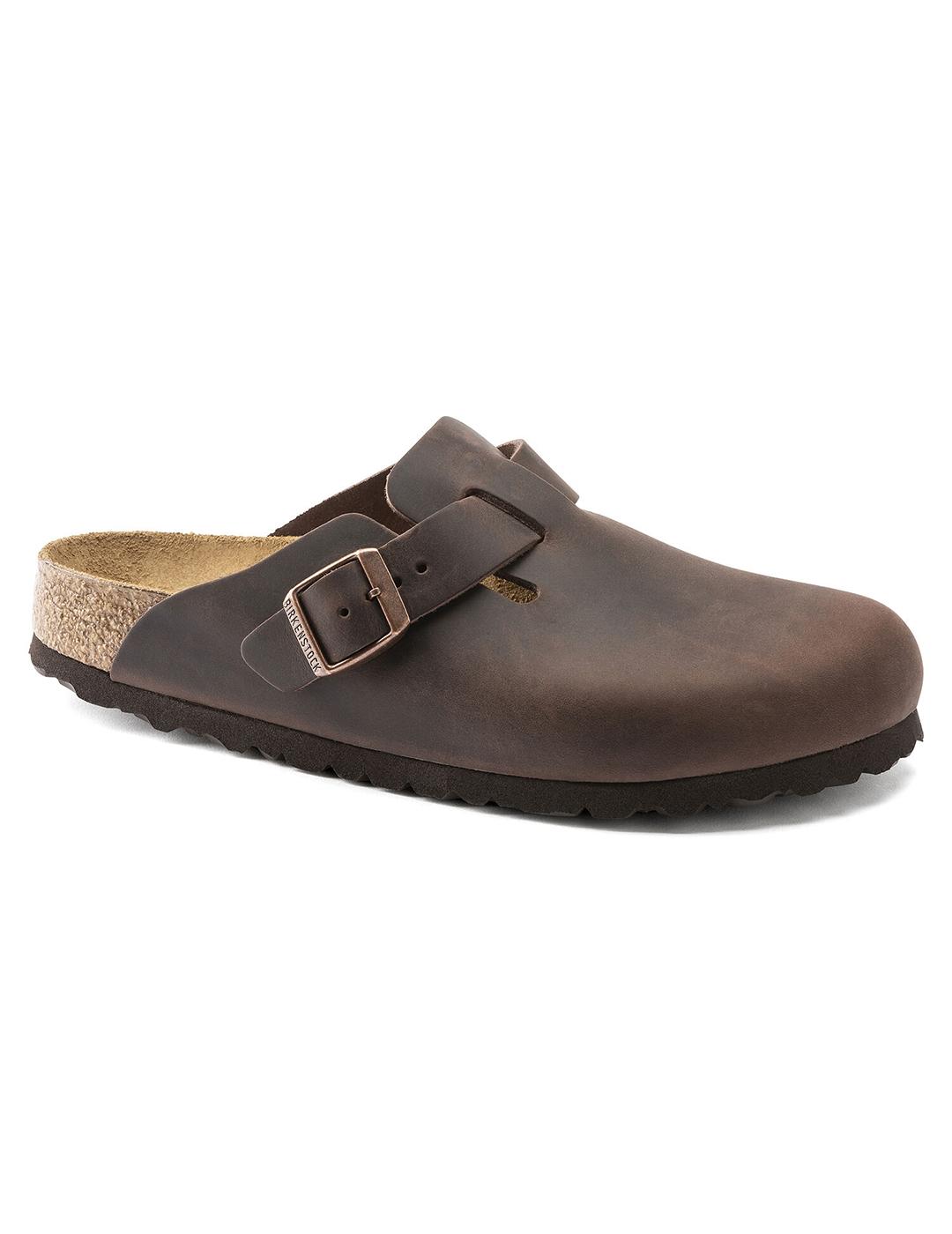 Zuecos Birkenstock  Boston LEOI habana de hombre y mujer