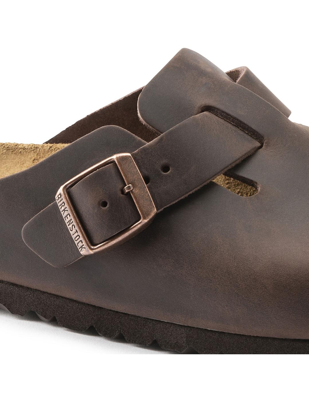 Zuecos Birkenstock  Boston LEOI habana de hombre y mujer