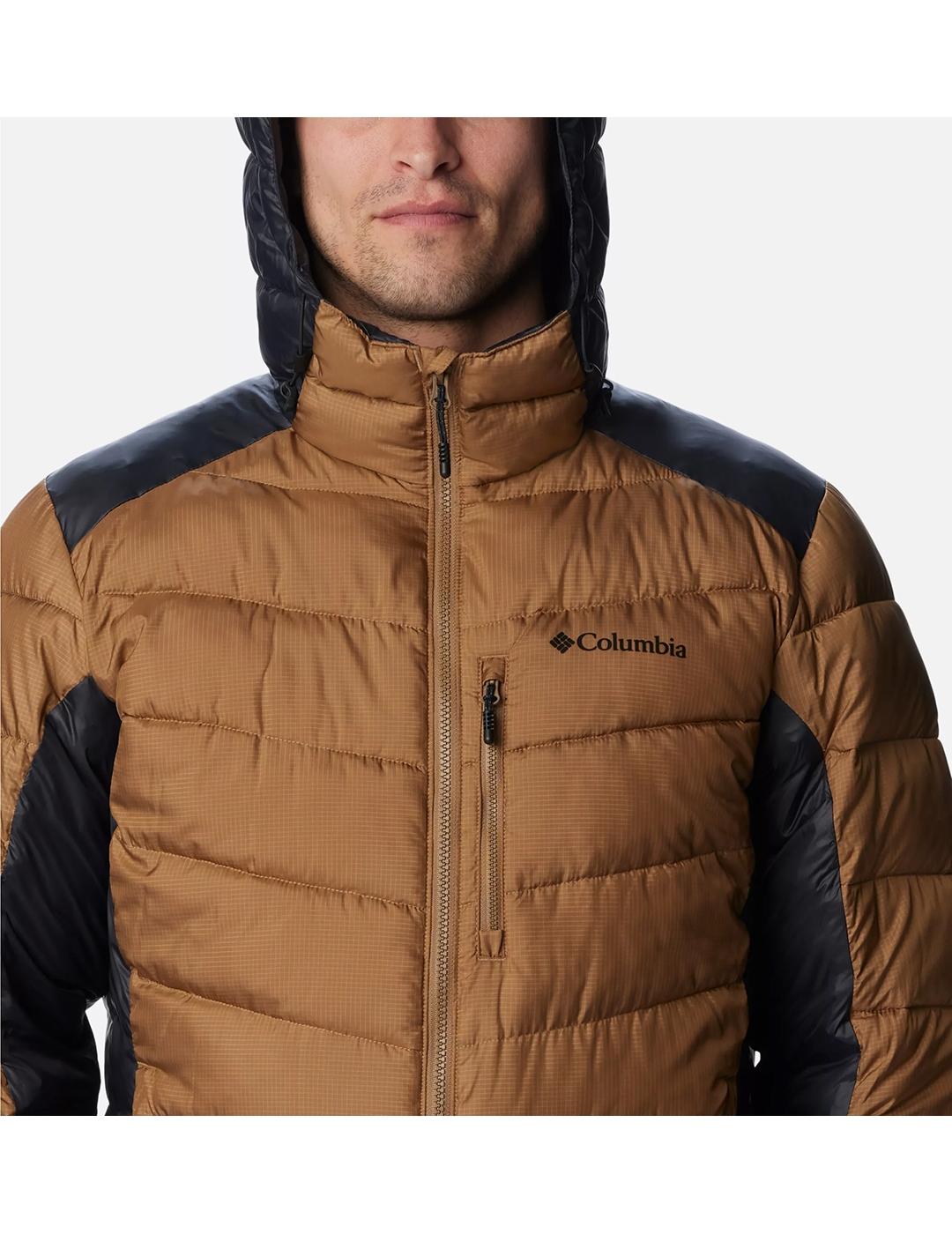 Chaqueta Columbia Labyrinth Loop camel negra de hombre