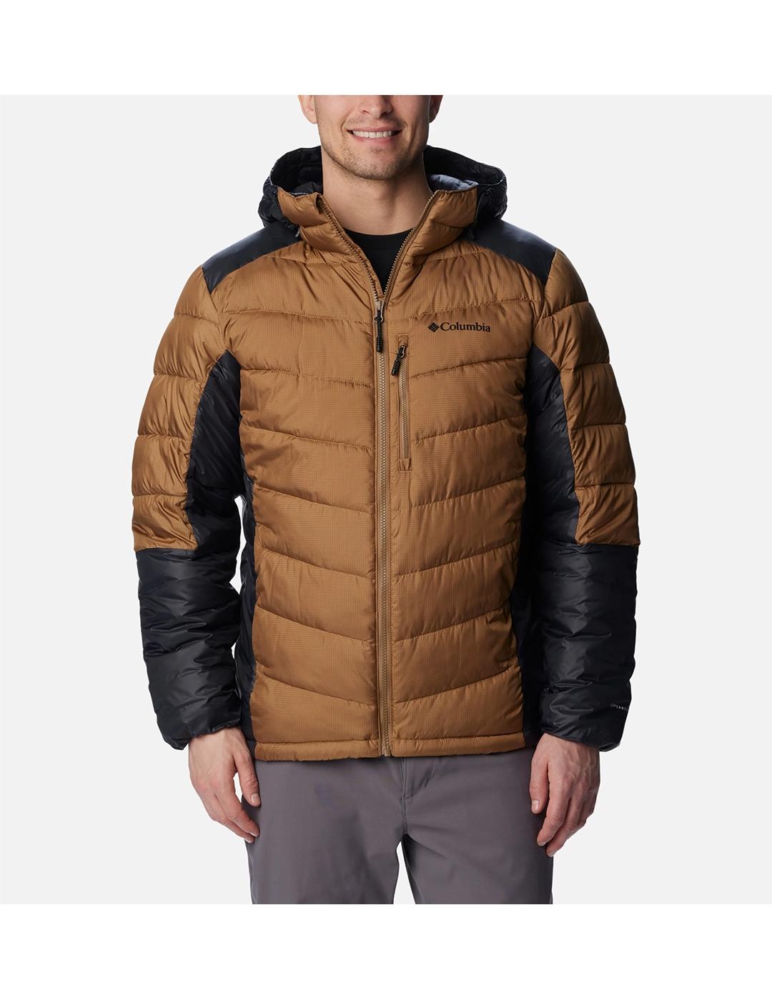 Chaqueta Columbia Labyrinth Loop camel negra de hombre