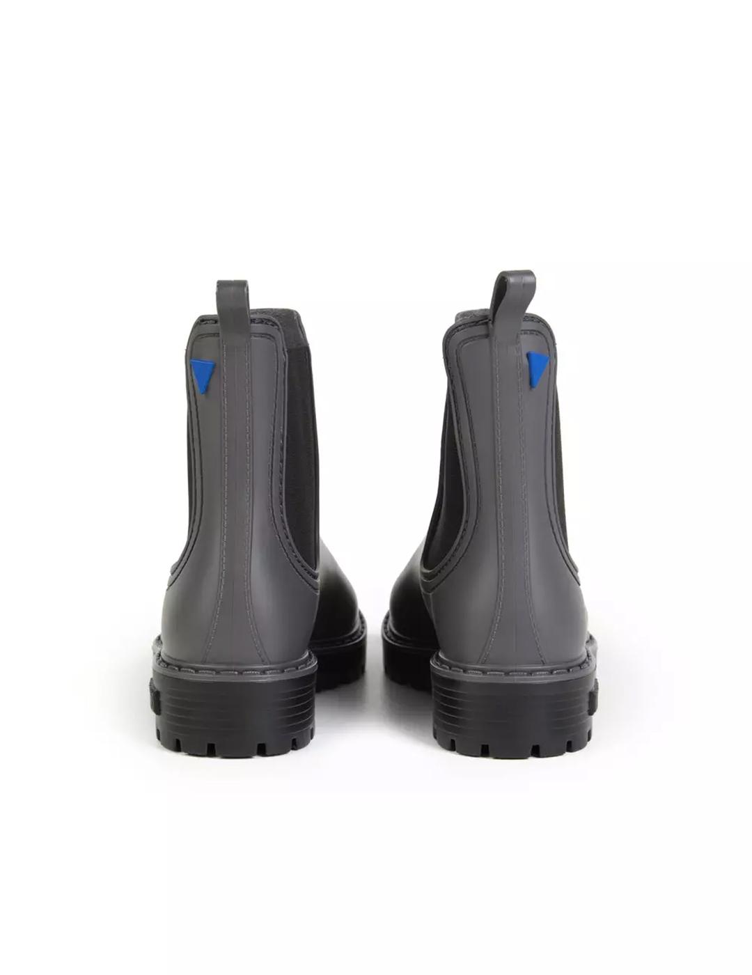 Botas Verbenas Gaudi Mate gris negro de mujer