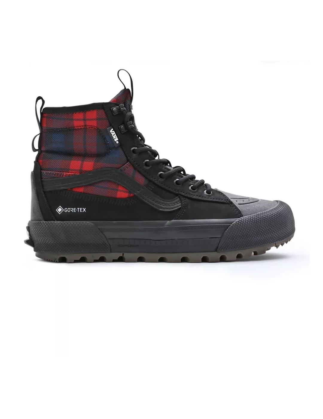 Botas Vans SK8-HI GTX MTE-3 Tech Plaid Black red de hombre